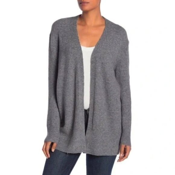 Madewell Cozy Walker Long Cardigan Sweater Medium Gray - Picture 1 of 11